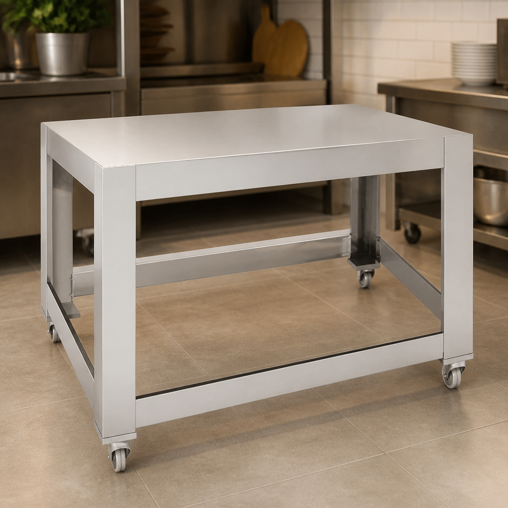 Commercial Pizza Oven Stand Stainless Steel 940mm Height