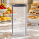 3L Commercial Food Storage Glass Dispenser with Clip Lock Lid