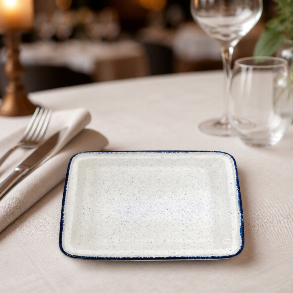 Indigo Blue 2Ltr Commercial Casserole Dishes 4 Pack