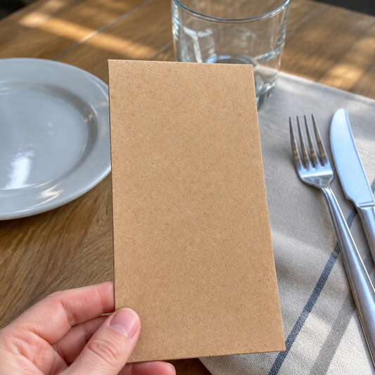 Commercial 2-Ply Kraft Dinner Napkins 40x40cm 2000 Pack