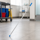 Commercial Colour Coded Interchangeable Mop Handle Blue 1370mm
