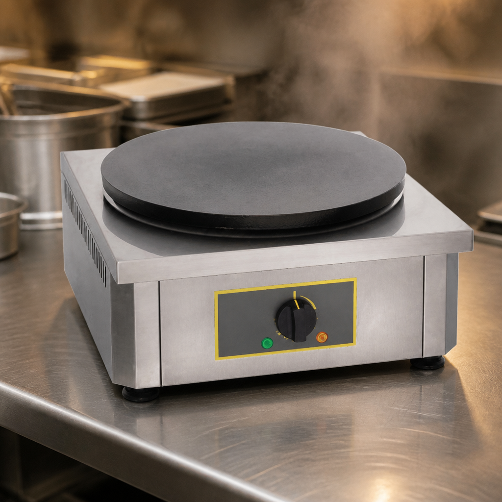 Single Electric Crepe Maker 400mm cooking area