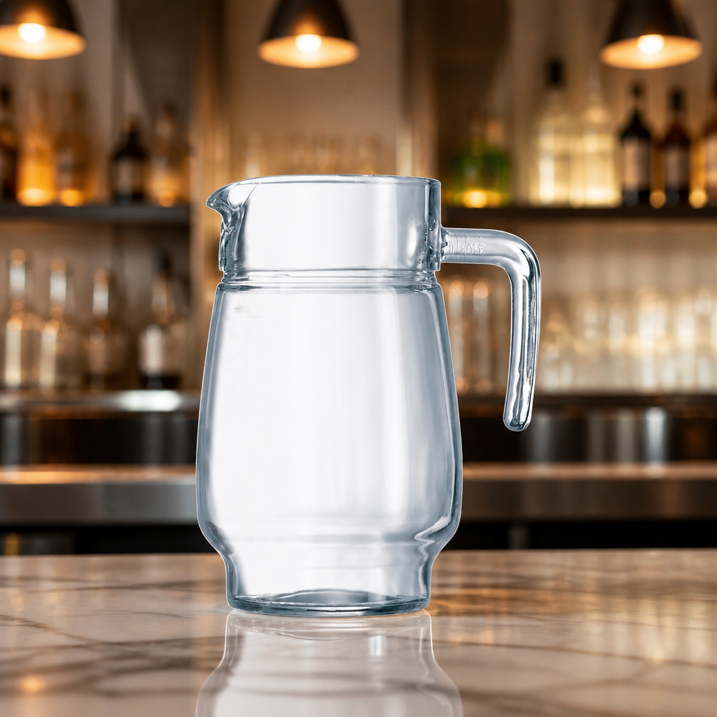 Commercial Glass Jugs 1.6Ltr Pack of 6 for Catering Service