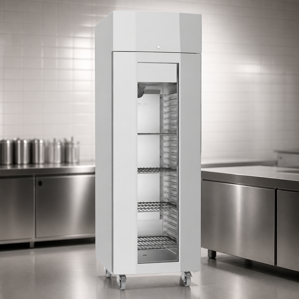 700L Commercial Glass Door Upright Display Fridge