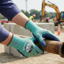 Premium Eco-Friendly Recycled Latex Palm Coated Gloves for Enhanced Grip and Comfort