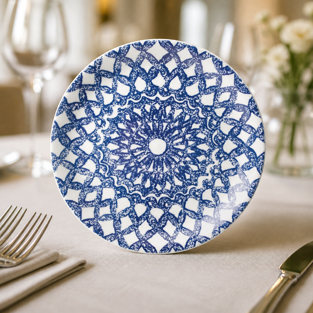 Commercial Coupe Plates Nomad Blue 153mm - 12 Pack