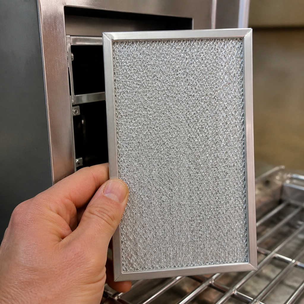 Commercial Boiling Ring Air Filter 20x220mm Metal Parts