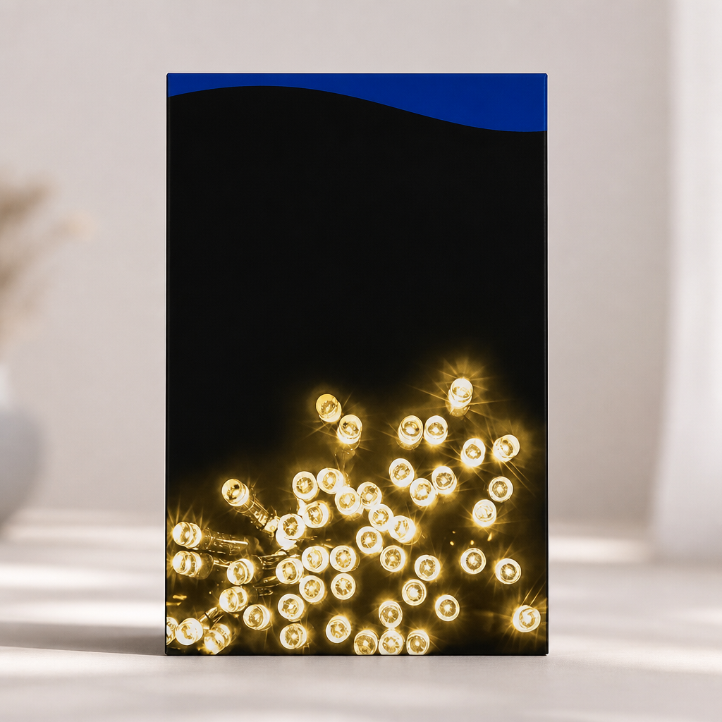 400 Warm LED Commercial String Lights 37m Length