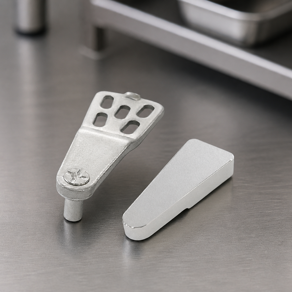 Replacement Upper Hinge with Cover for Wine Coolers