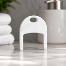 Commercial Washroom Keys 10 Pack Plastic White