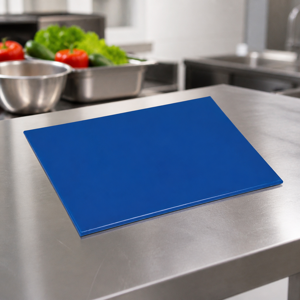 Commercial Antibacterial Chopping Board Blue 450x300mm