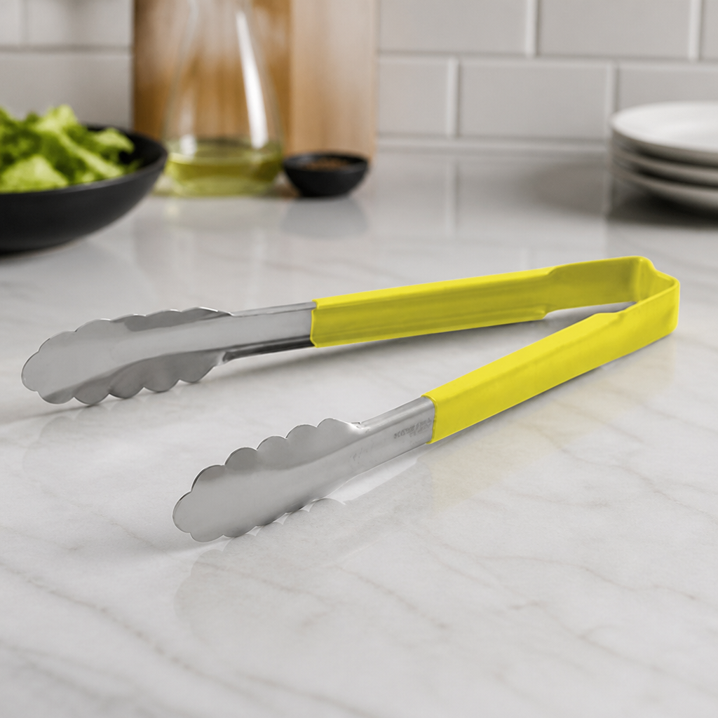 9" Commercial Kool Touch Tongs for Safe Food Handling