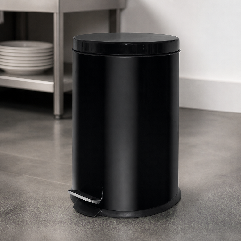 20L Commercial Pedal Bin Stainless Steel for Office Kitchen
