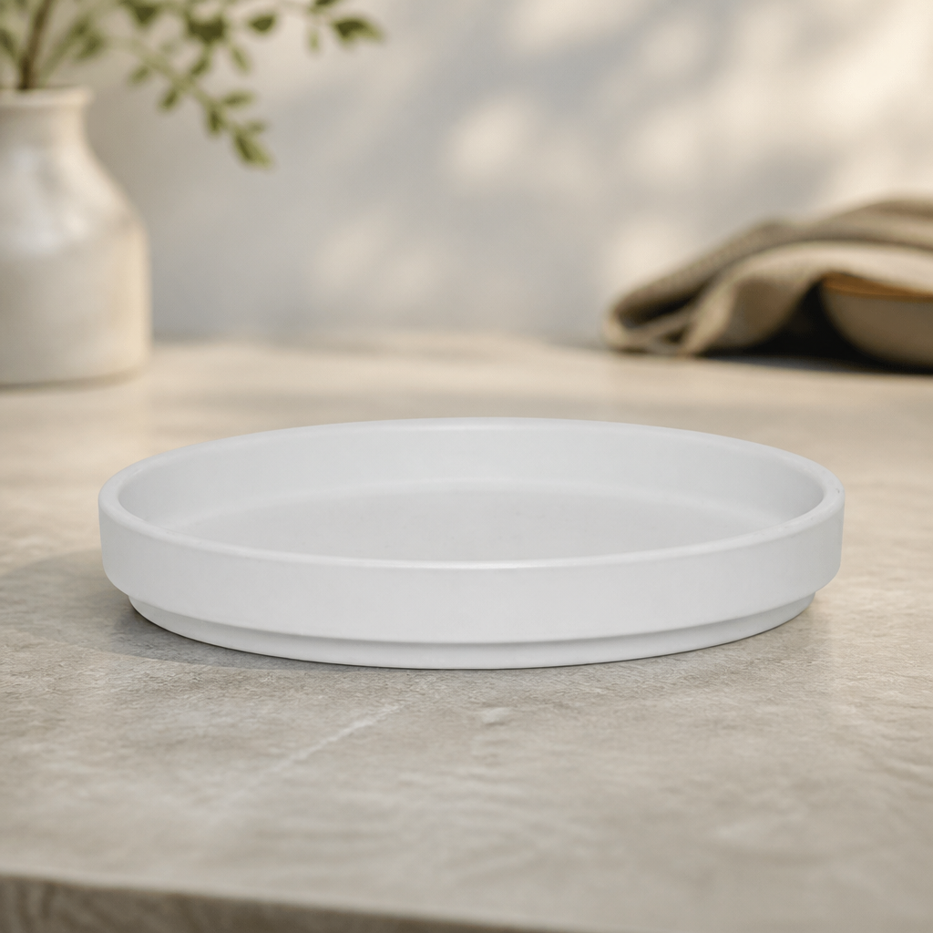 Commercial Melamine Stack Plates 159mm Diameter - 6 Pack