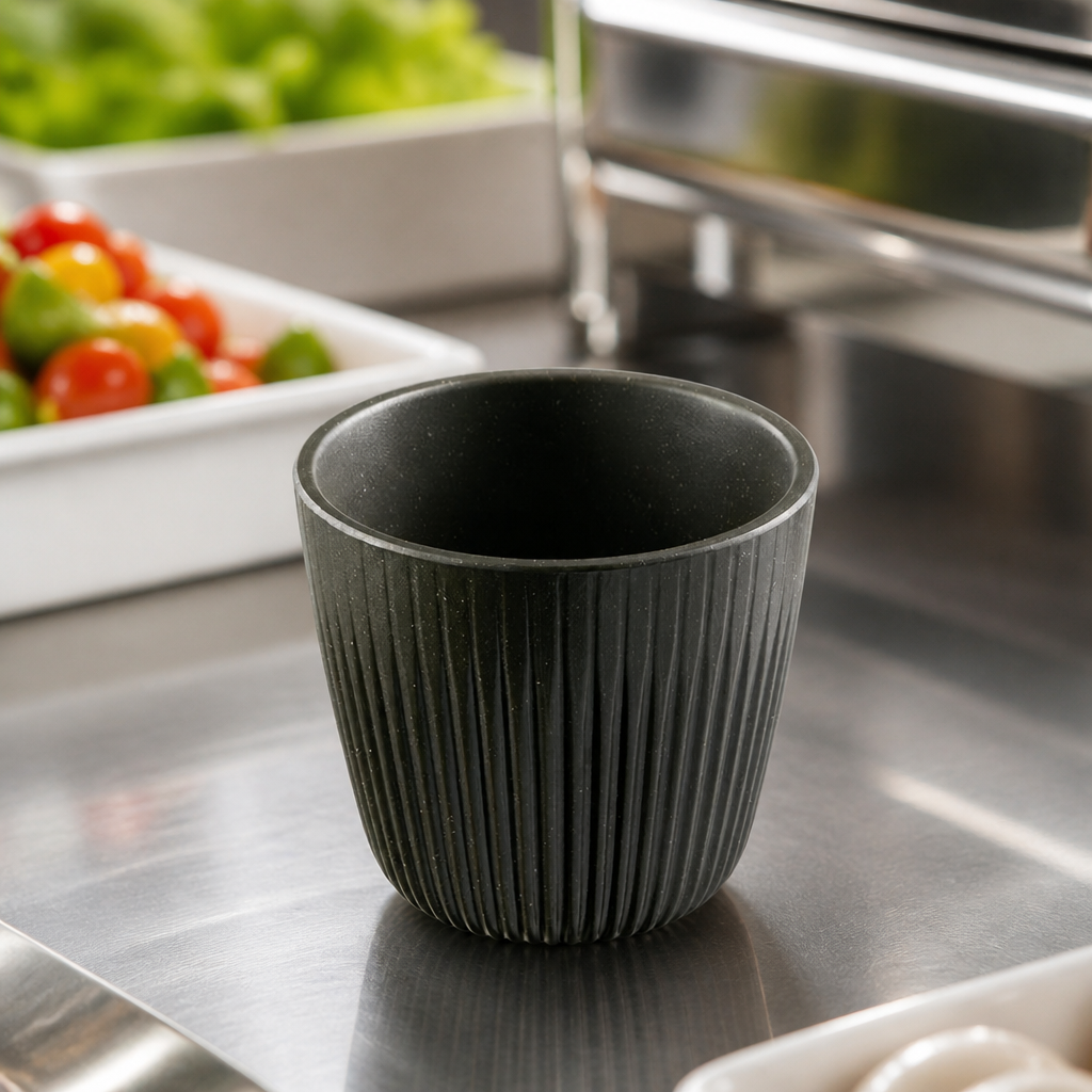 Brown melamine bowls 180ml unbreakable 6 pack
