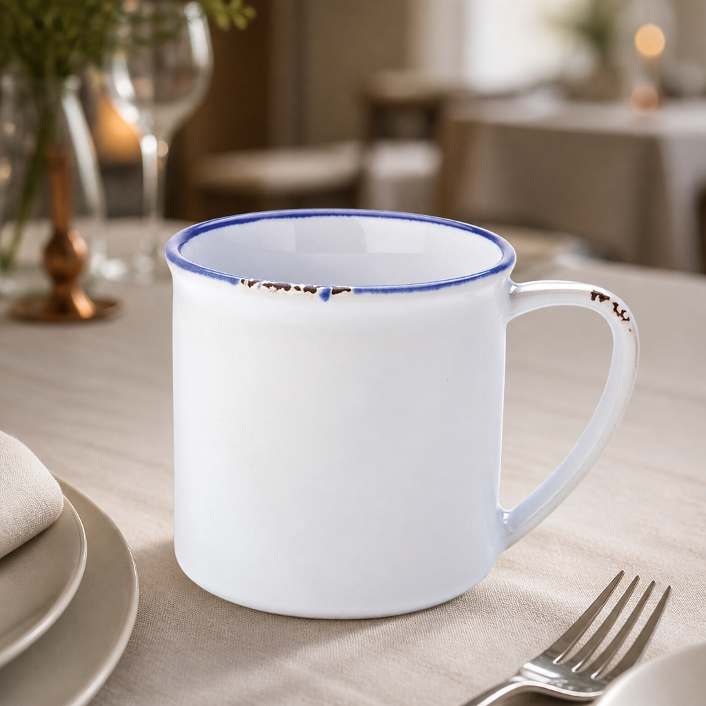 Commercial Stoneware Mugs 380ml - 12 Pack