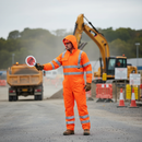 Premium High-Performance Class 3 Ecoviz Stretch Coverall - Waterproof, Windproof, and Breathable with Reflective Tape and Cargo Pockets