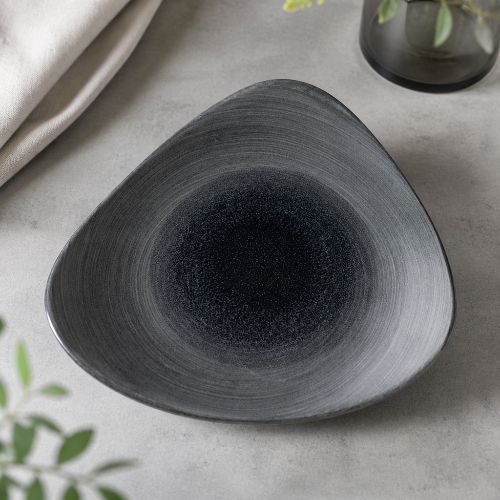 Commercial Aqueous Grey Plates 254mm 12 Pack