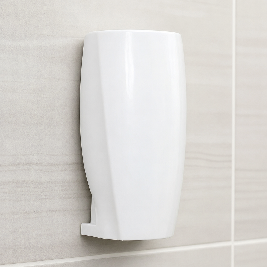 Commercial air freshener dispenser with compact design