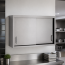 Commercial Stainless Steel Sliding Door Wall Cupboard 1500mm