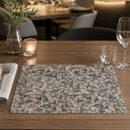 Commercial Silicone Placemats 305x400mm Black Grey 12 Pack