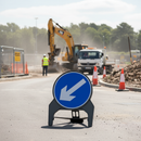 Premium Directional Arrow Left Sign 750MM - Durable Safety Indicator for Clear Navigation