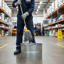 Premium Galvanised Steel Mop Bucket with Complete Wringer Cone for Efficient Cleaning