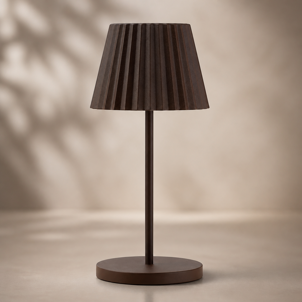 LED Cordless Table Lamp 260mm Cocoa (6 Pack)
