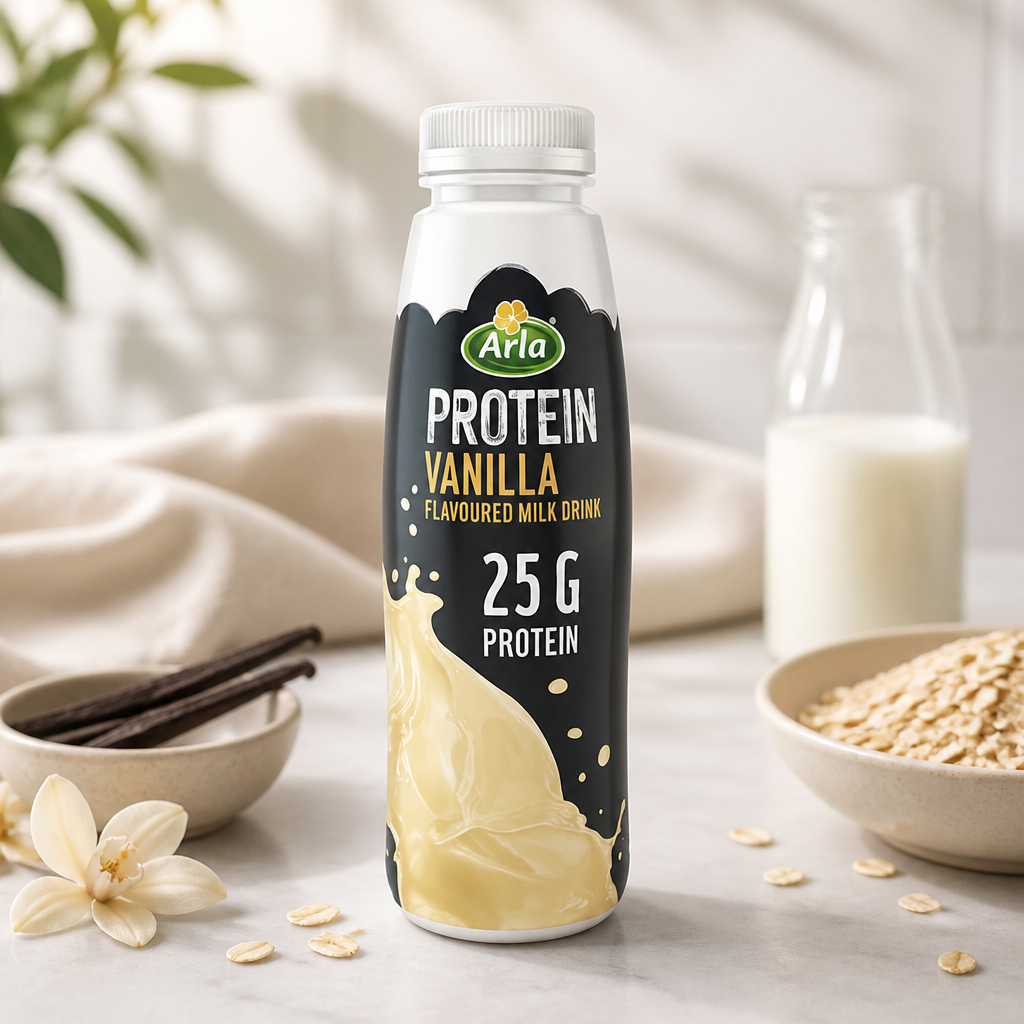 Commercial Protein Vanilla Milk Drink 482ml 8 Pack