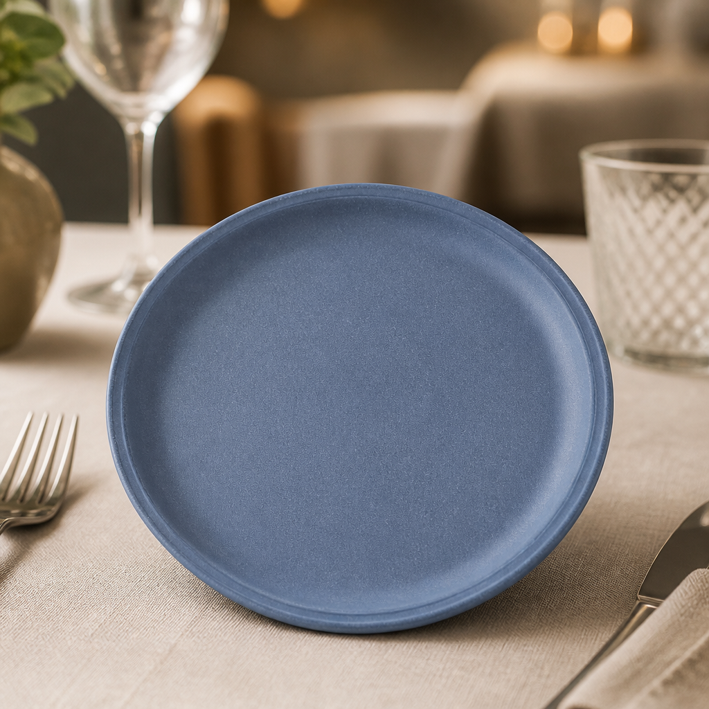 Commercial 206mm walled plates in a 6 pack
