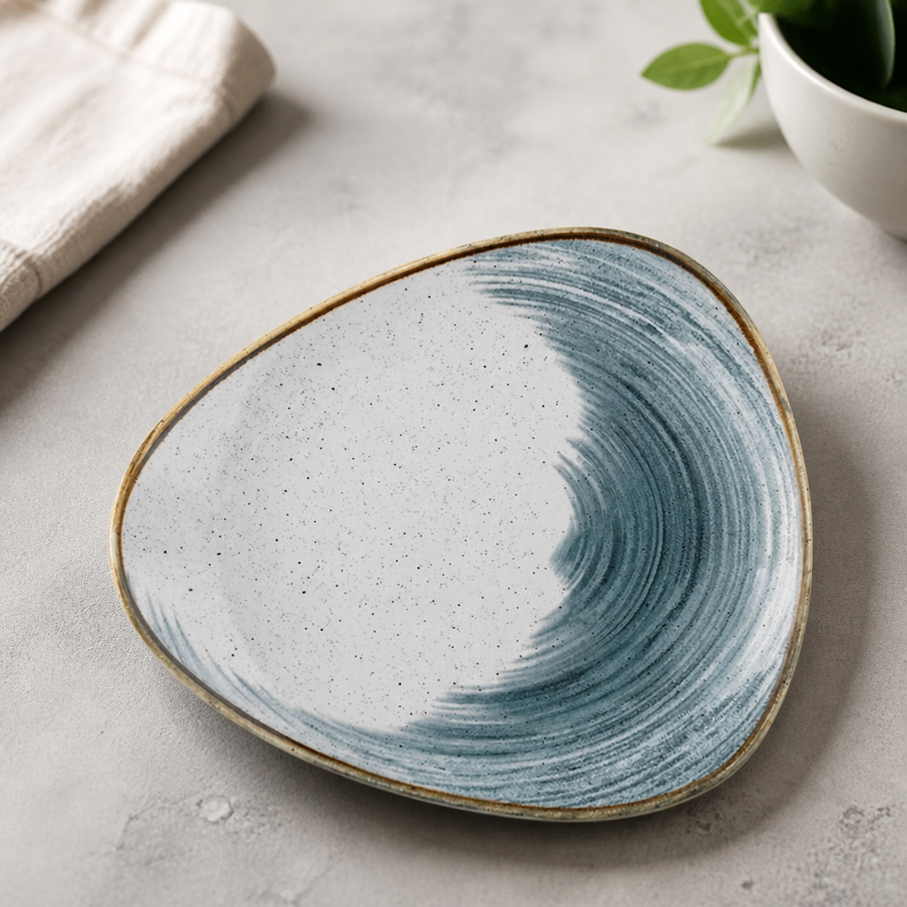 Commercial Accents Plate 229mm Blueberry 12 Pack