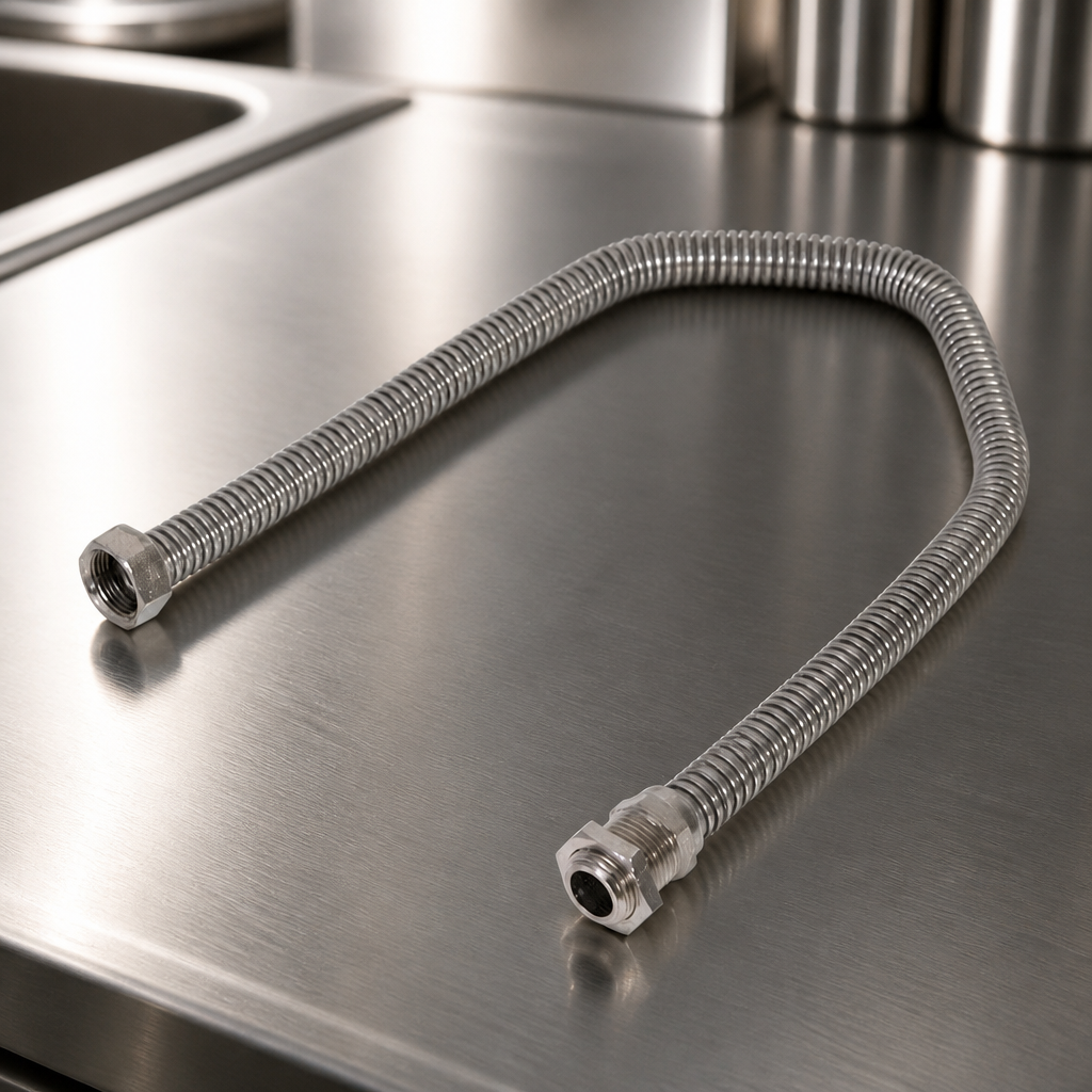 Commercial Pasta Boiler Replacement Water Hose 600mm