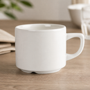 Stackable 199ml Commercial Tea Cups - 24 Pack