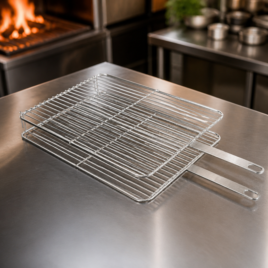 Commercial Charcoal Oven Double Grill Grate 300x400mm
