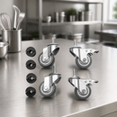 Commercial Stainless Steel Table Castors Set of 4
