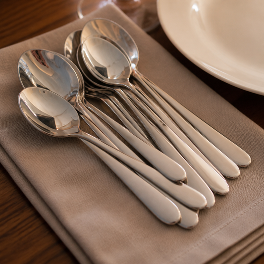 Commercial Stainless Steel Tea Spoons Set of 12 Pack