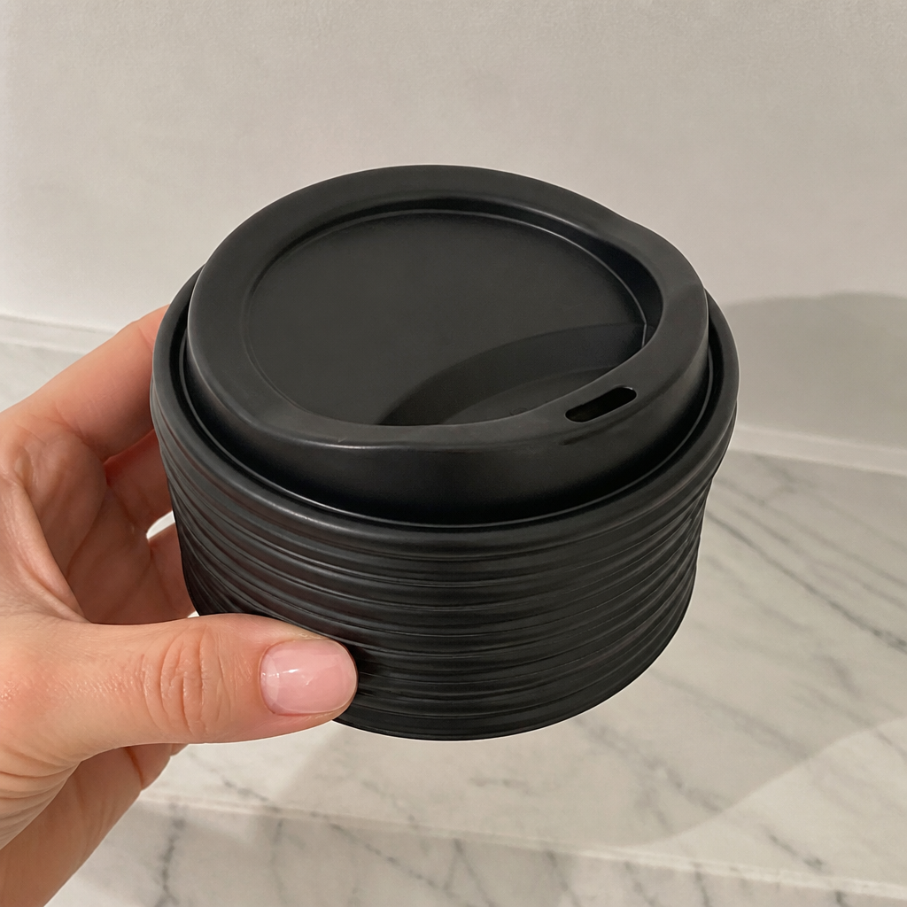 Compostable Coffee Cup Lids 340ml Eco Friendly Disposables 1000 Pack