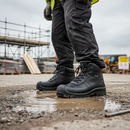 Premium Waterproof Safety Boot with Non-Metallic Construction, Fibreglass Toecap, and Composite Midsole for All-Purpose Use