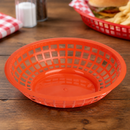 Commercial Round Food Baskets Red 200x50mm 6 Pack
