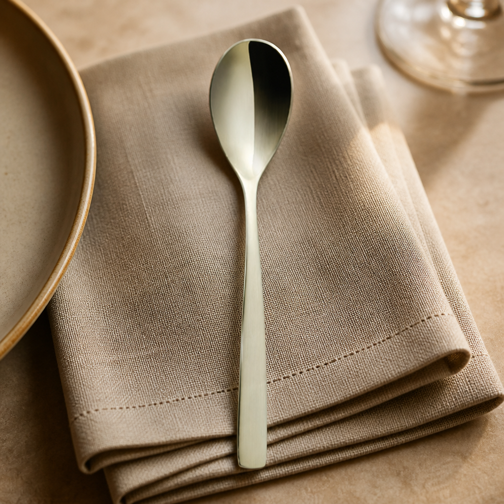 Set of 12 Commercial Moka Spoons for dining presentation
