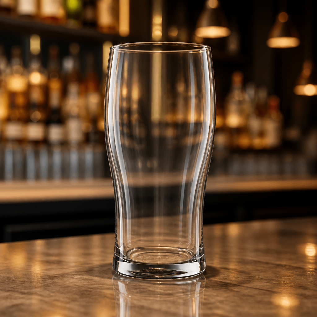 Commercial nucleated toughened beer glasses 280ml pack of 48