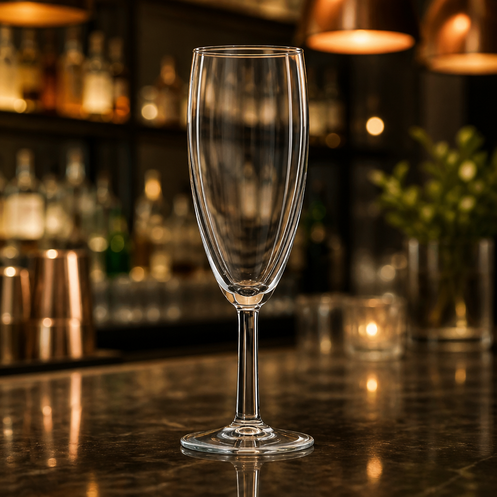 Commercial Champagne Flutes 160ml Clear Glass 48 Pack