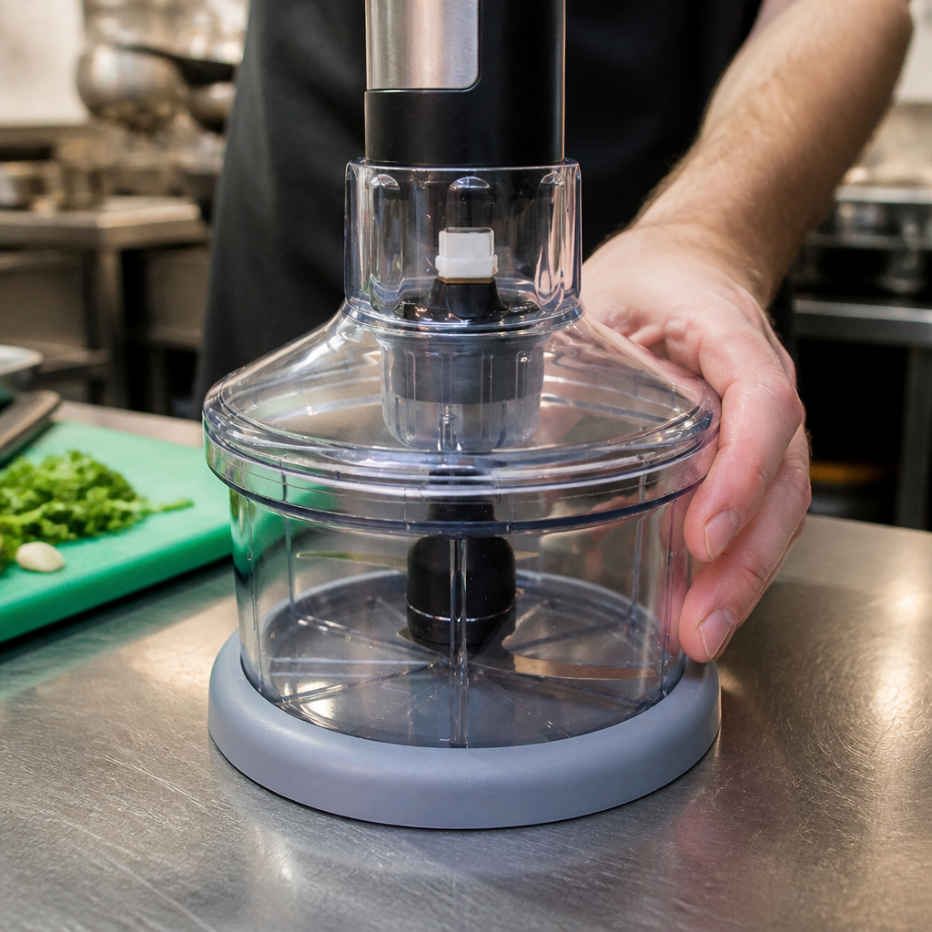 0.8Ltr Commercial Junior Cutter Bowl for Herbs and Nuts