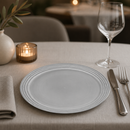 Commercial Grey Plates 254mm Diameter - 12 Pack