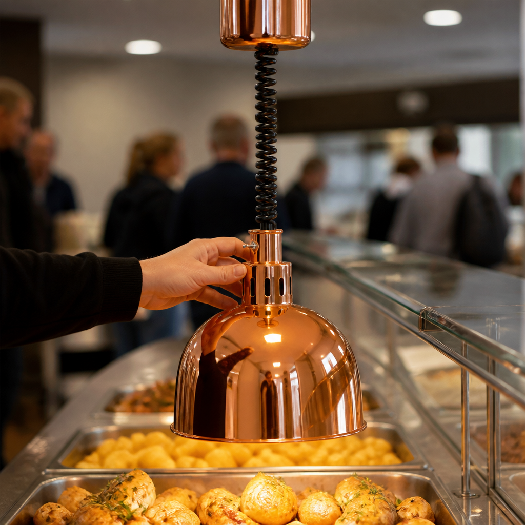 Commercial Decorative Heat Lamp 250W in Copper Finish