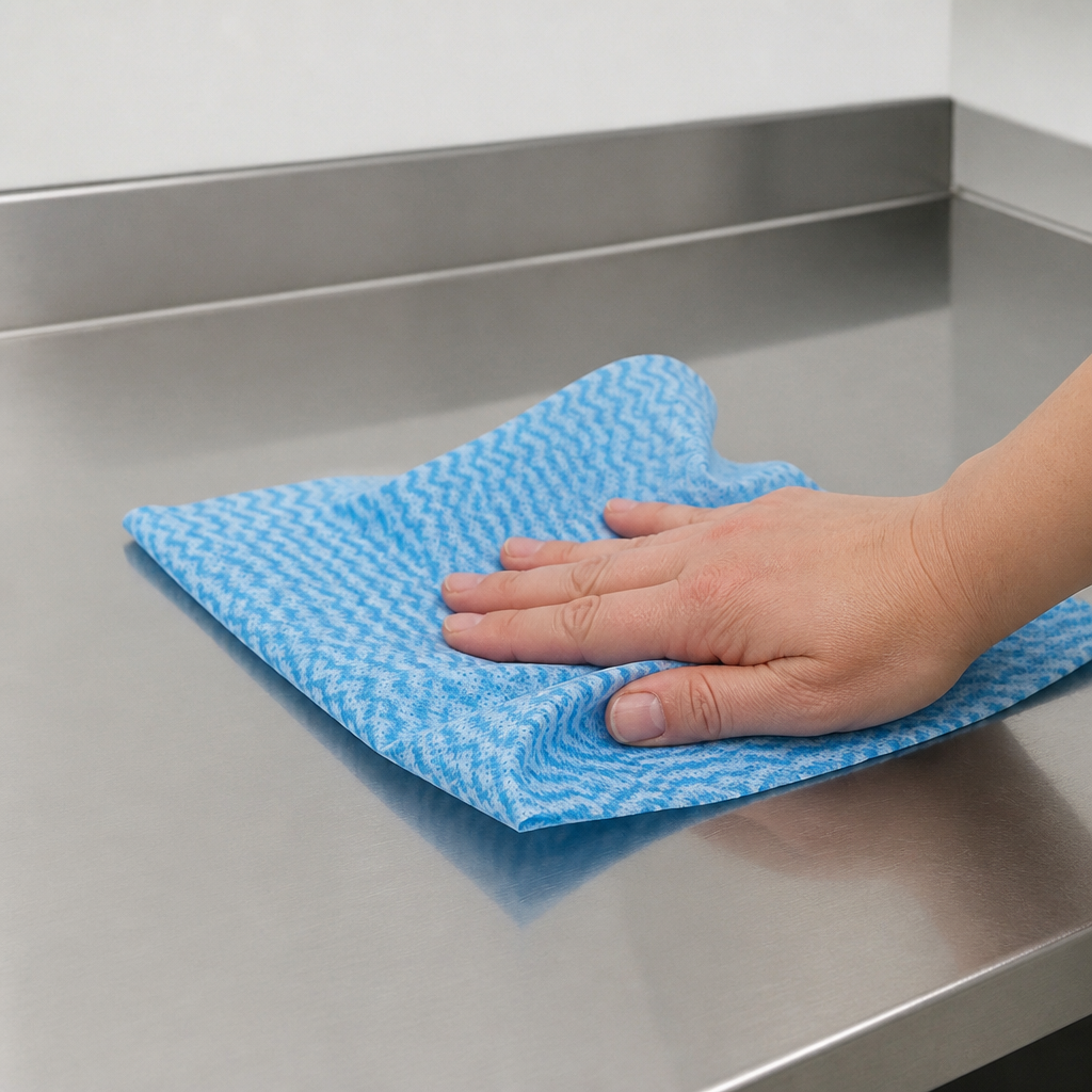 Commercial Antibacterial Compostable Cleaning Cloths 25 Pack