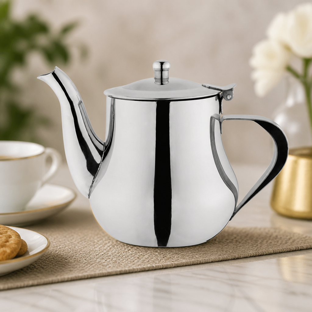 700ml Stainless Steel Commercial Teapot with Precision Spout