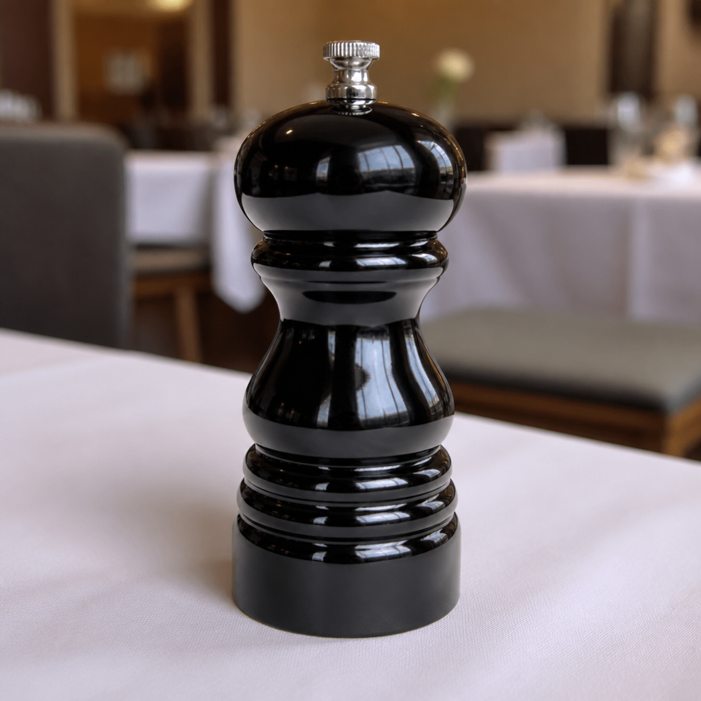 Commercial Salt And Pepper Grinder 125mm Black Wood