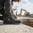 Premium High-Performance Safety Shoes with Water-Repellent Leather and Anti-Puncture Features, Available in Sizes 2-13