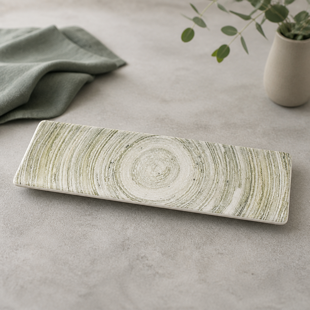 Commercial Oblong Plates 300 x 90mm - 6 Pack Super Vitrified
